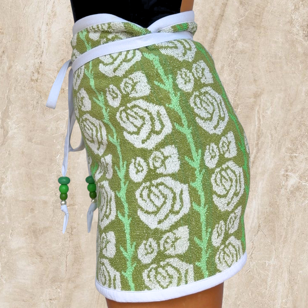 Eden Vintage REVERSIBLE Towel Wrap Skirt