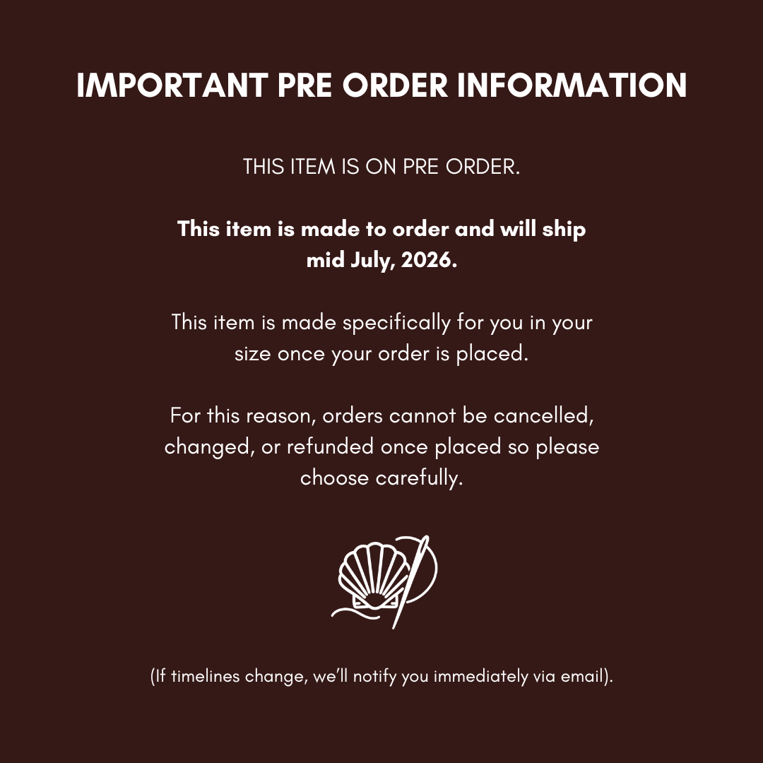 PRE ORDER: Heritage Collection Towel Wrap Skirt (Ships mid July)