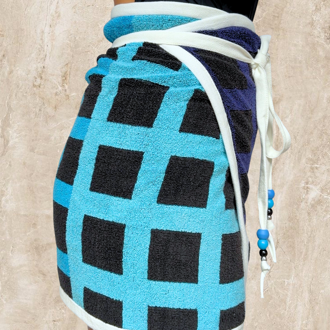 Tokyo REVERSIBLE Towel Wrap Skirt