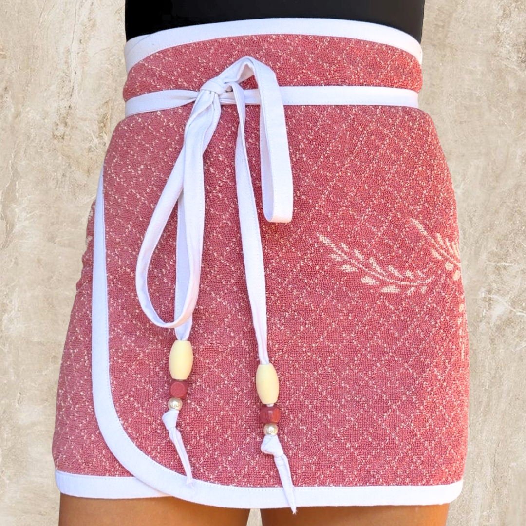Oxfordshire Vintage REVERSIBLE Towel Wrap Skirt