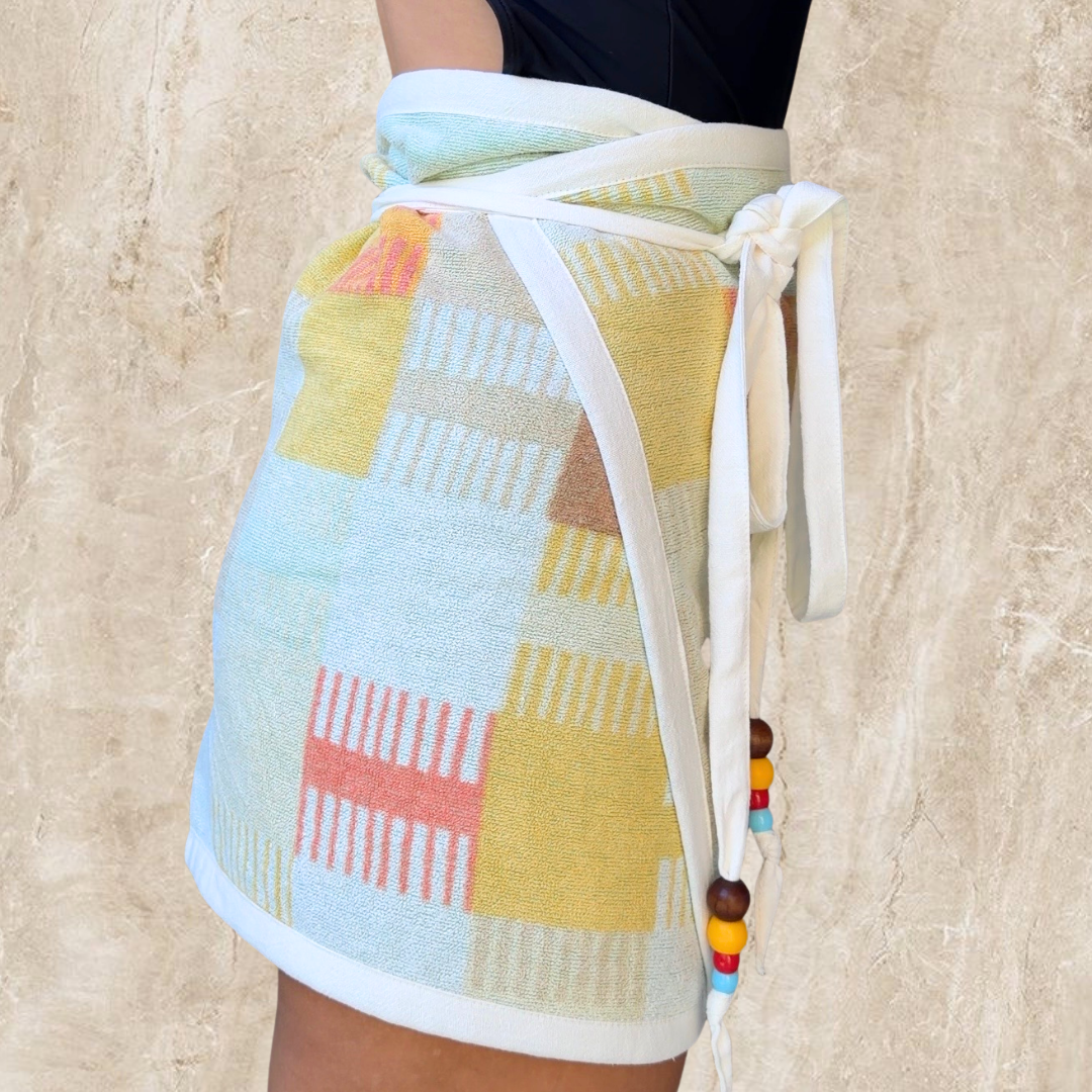 Palm Springs REVERSIBLE Towel Wrap Skirt