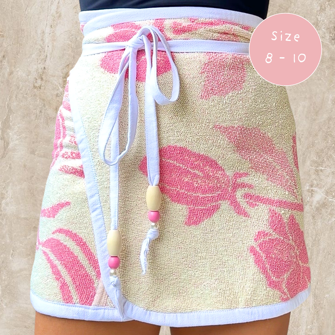 Eden Vintage REVERSIBLE Towel Wrap Skirt