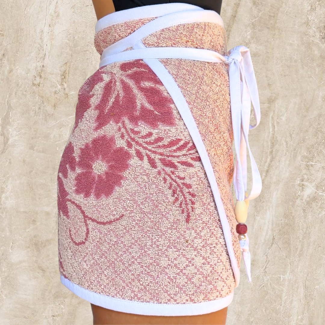 Oxfordshire Vintage REVERSIBLE Towel Wrap Skirt