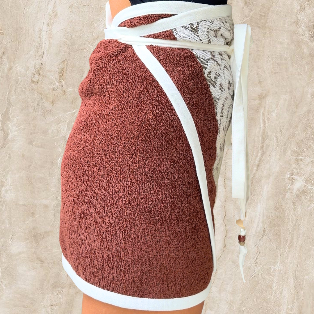 Sumba Vintage Towel Wrap Skirt