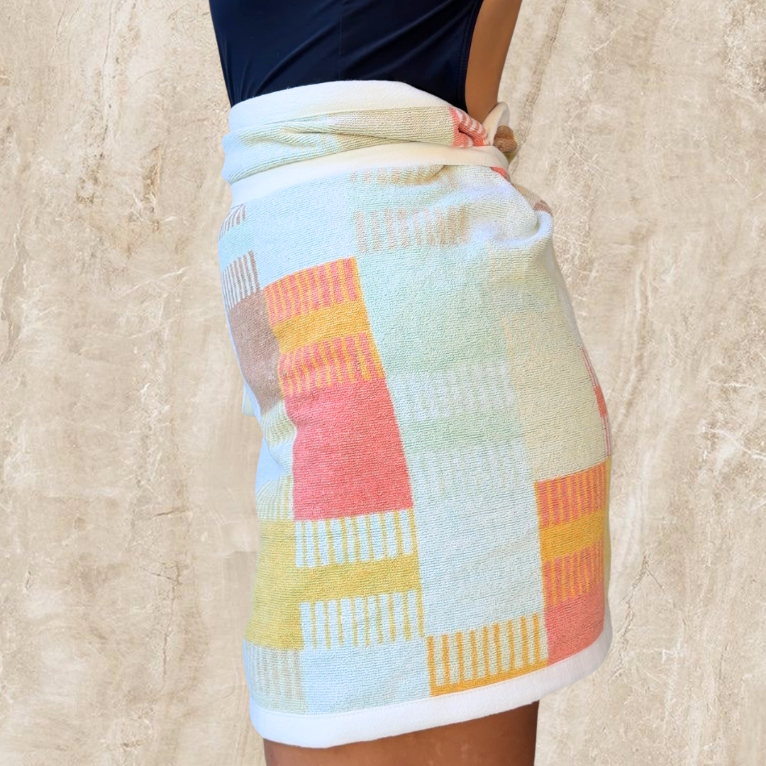 Palm Springs REVERSIBLE Towel Wrap Skirt