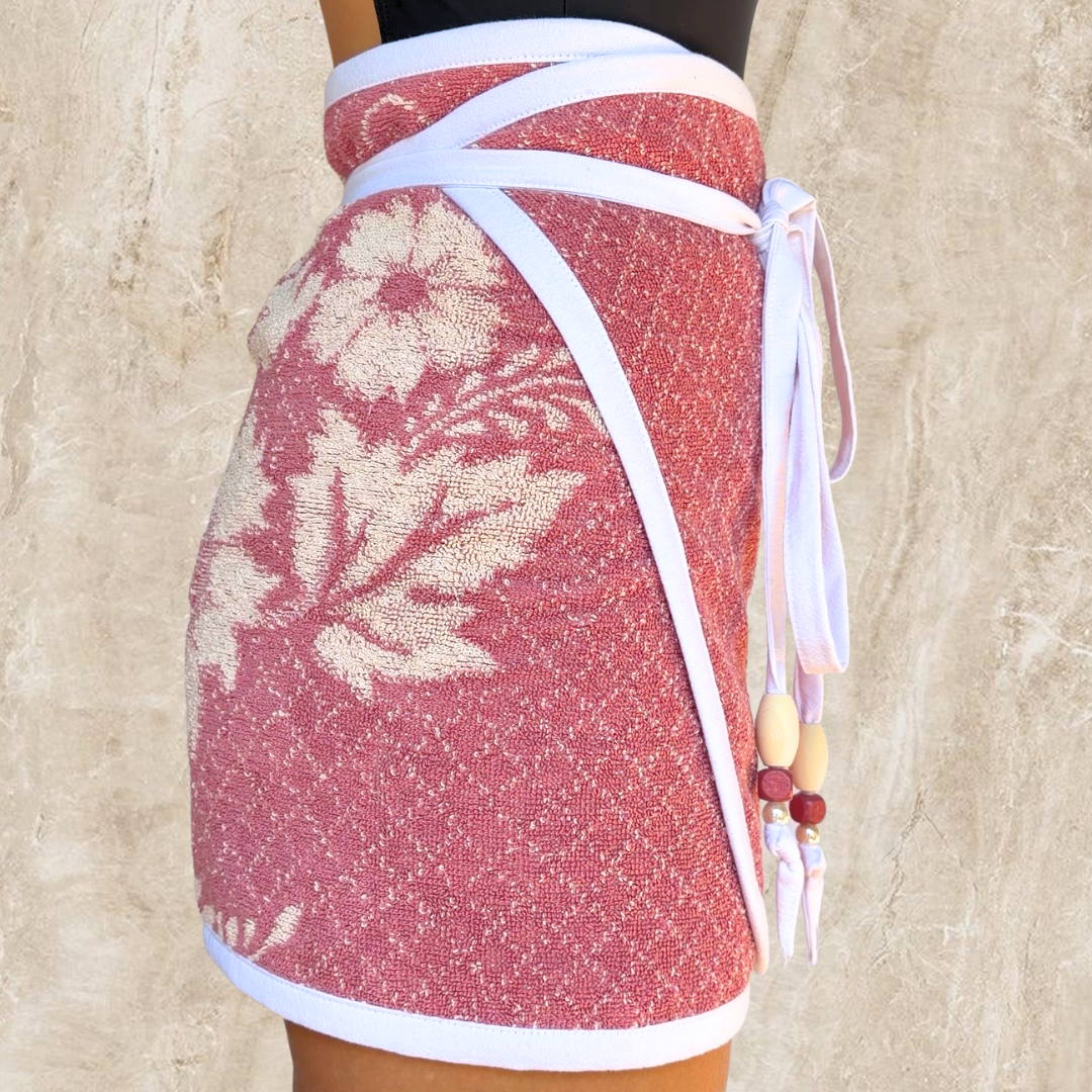 Oxfordshire Vintage REVERSIBLE Towel Wrap Skirt
