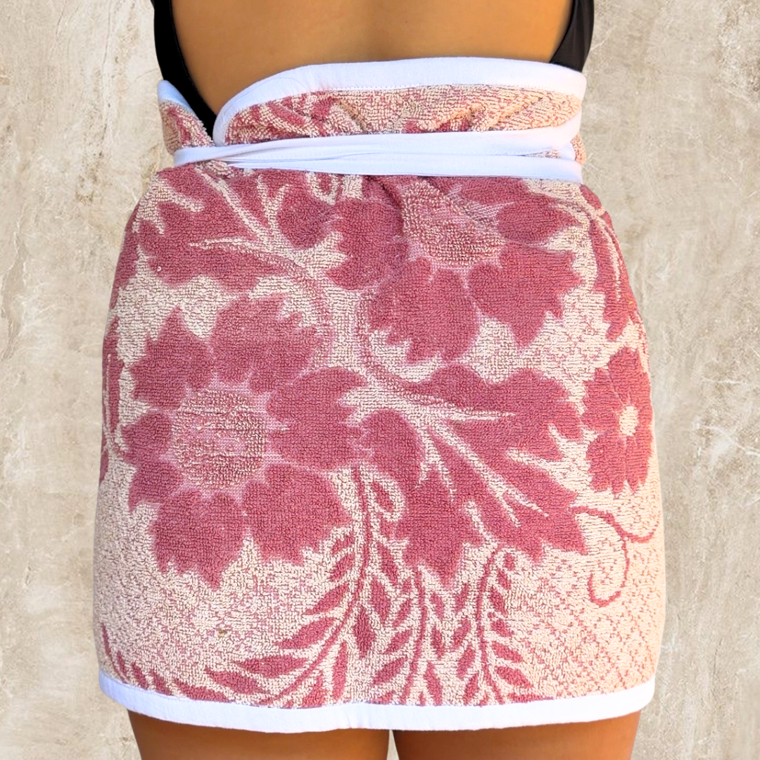 Oxfordshire Vintage REVERSIBLE Towel Wrap Skirt