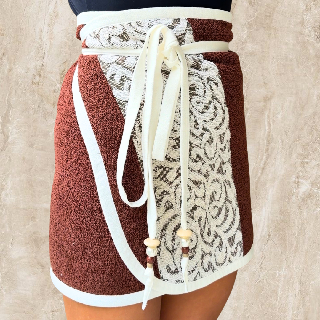 Sumba Vintage Towel Wrap Skirt