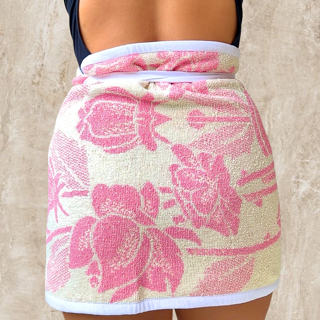 Eden Vintage REVERSIBLE Towel Wrap Skirt
