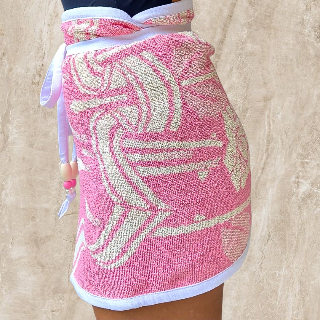 Eden Vintage REVERSIBLE Towel Wrap Skirt