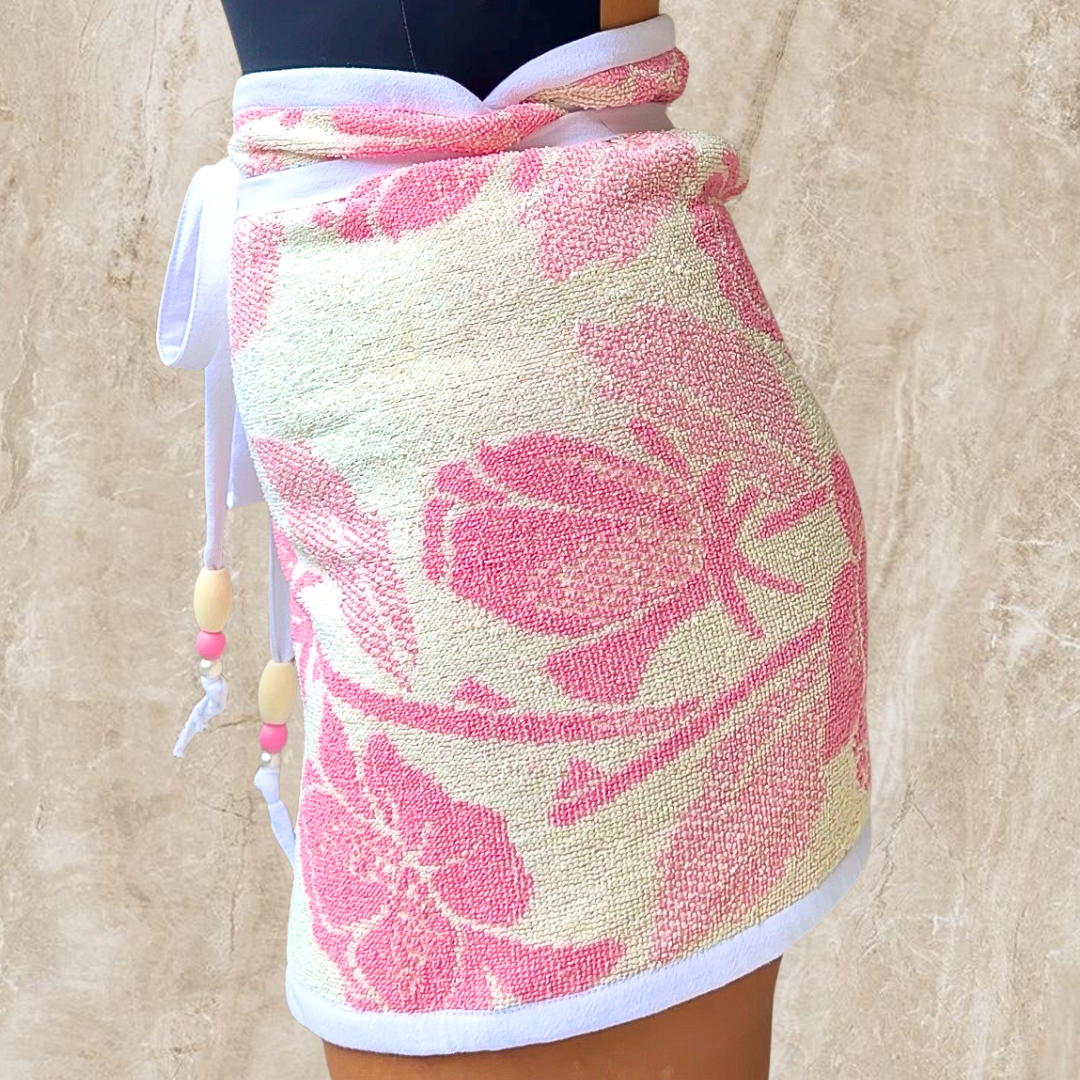 Eden Vintage REVERSIBLE Towel Wrap Skirt