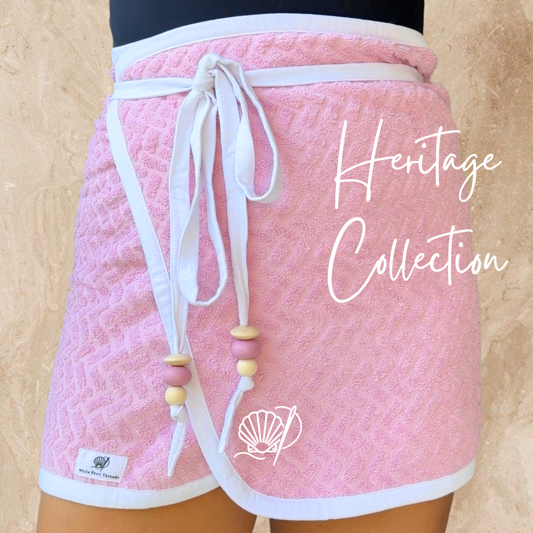 Heritage Collection Towel Wrap Skirt - PINK
