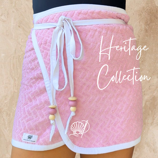 Heritage Collection Towel Wrap Skirt - PINK