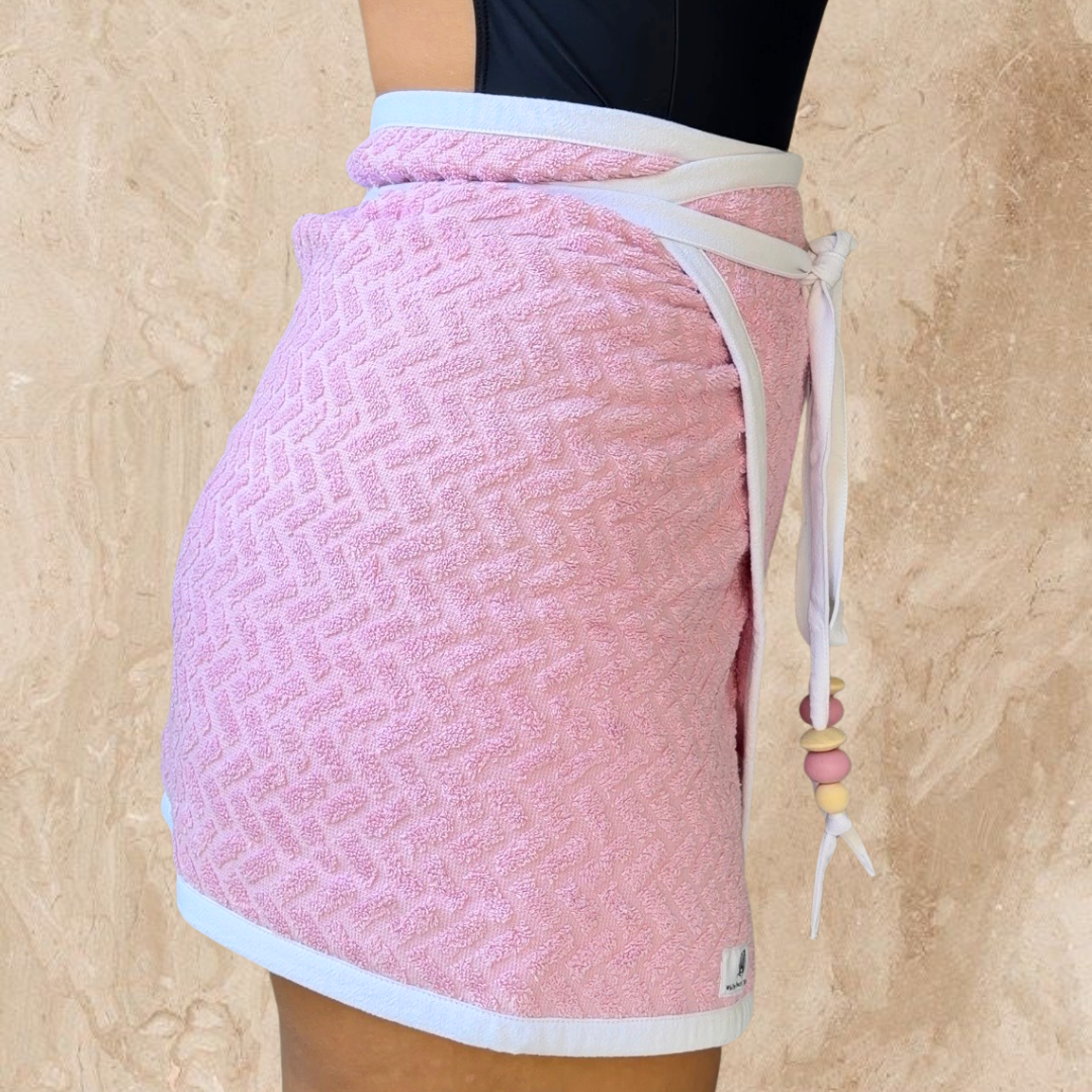 Heritage Collection Towel Wrap Skirt - PINK