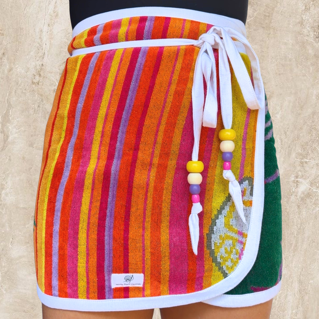 Key West (2) REVERSIBLE Towel Wrap Skirt