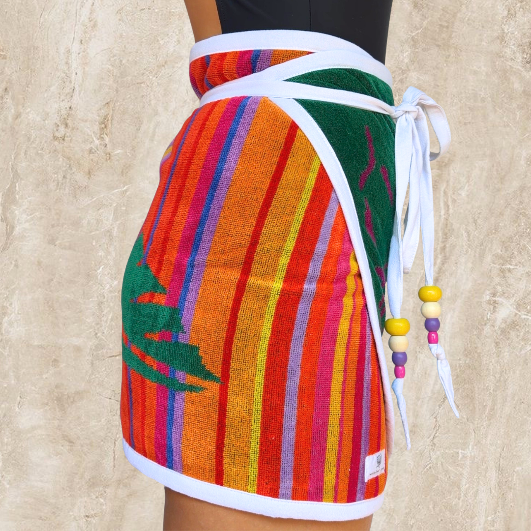 Key West (2) REVERSIBLE Towel Wrap Skirt