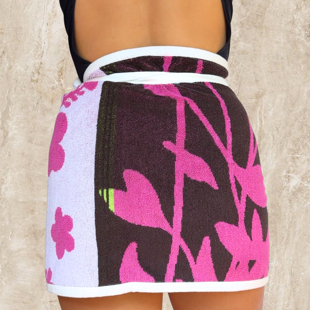 Oʻahu (2) REVERSIBLE Towel Wrap Skirt