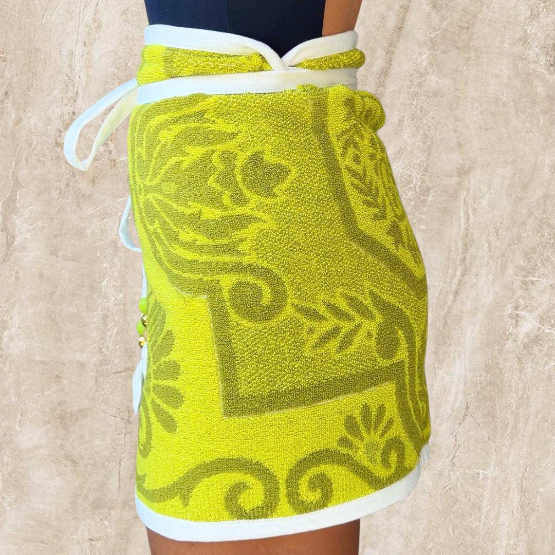 Menorca Vintage REVERSIBLE Towel Wrap Skirt