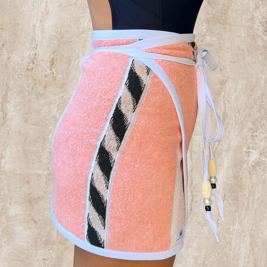Malibu Vintage Towel Wrap Skirt