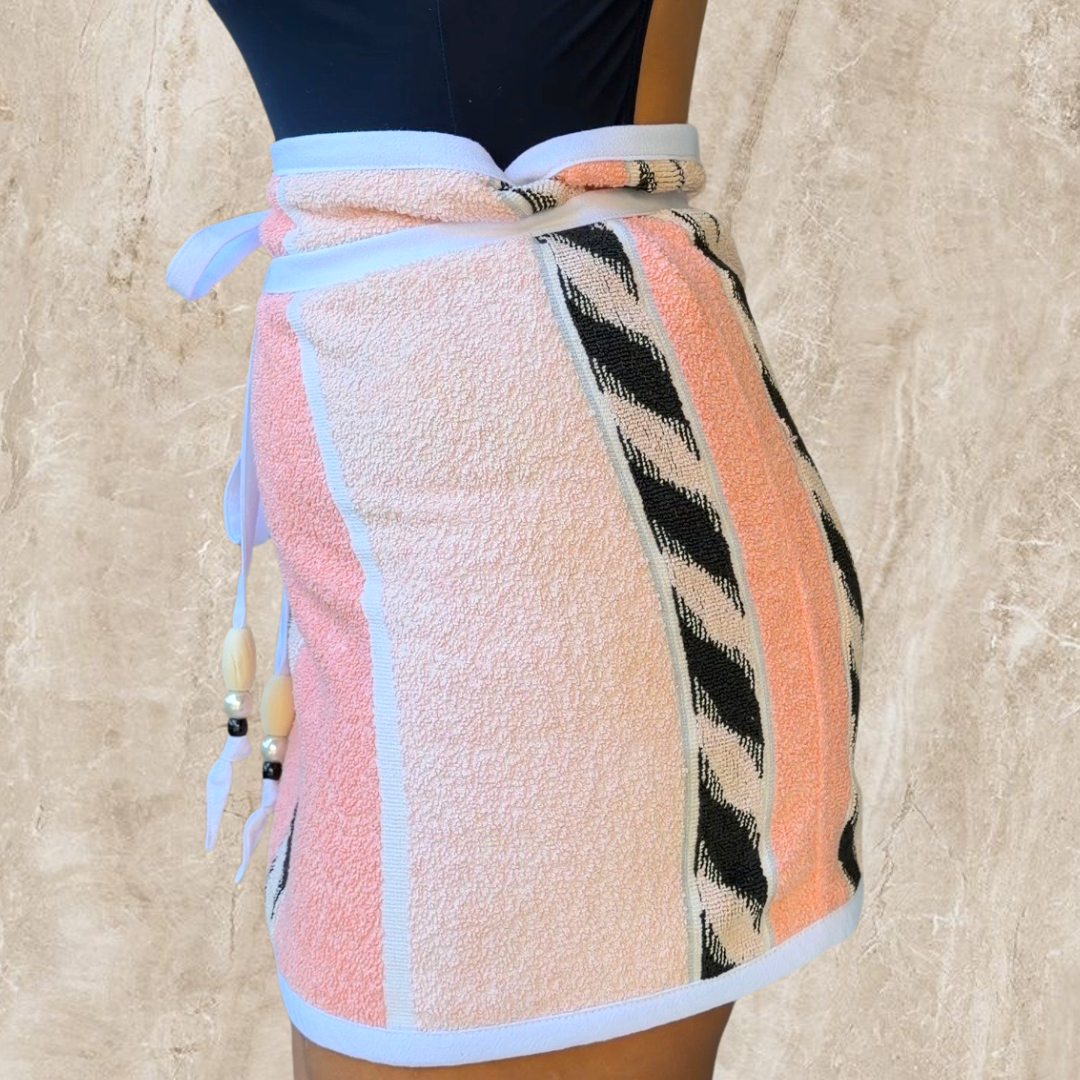 Malibu Vintage Towel Wrap Skirt