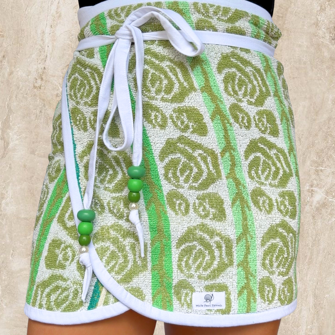 Eden Vintage REVERSIBLE Towel Wrap Skirt