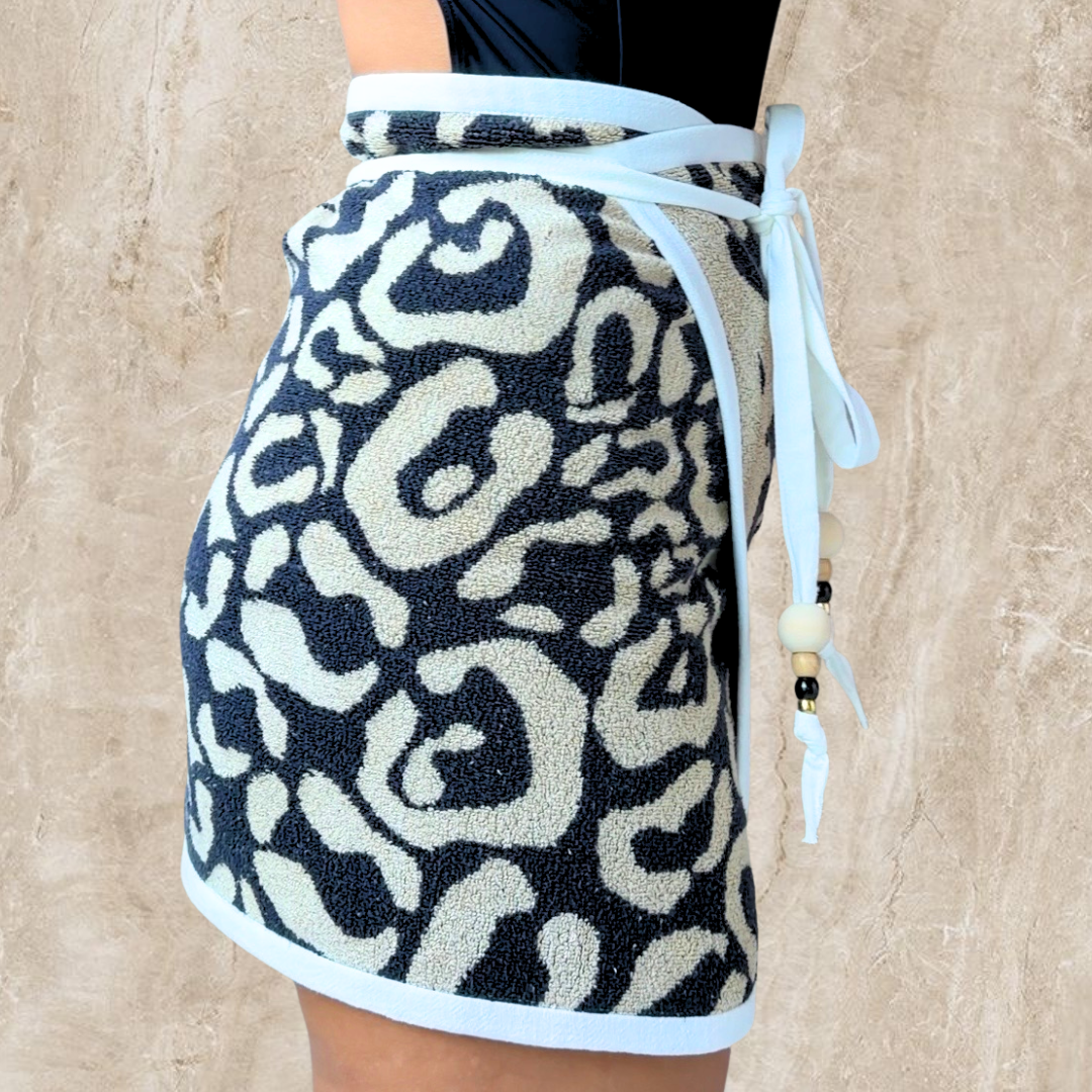 Tanzania REVERSIBLE Towel Wrap Skirt
