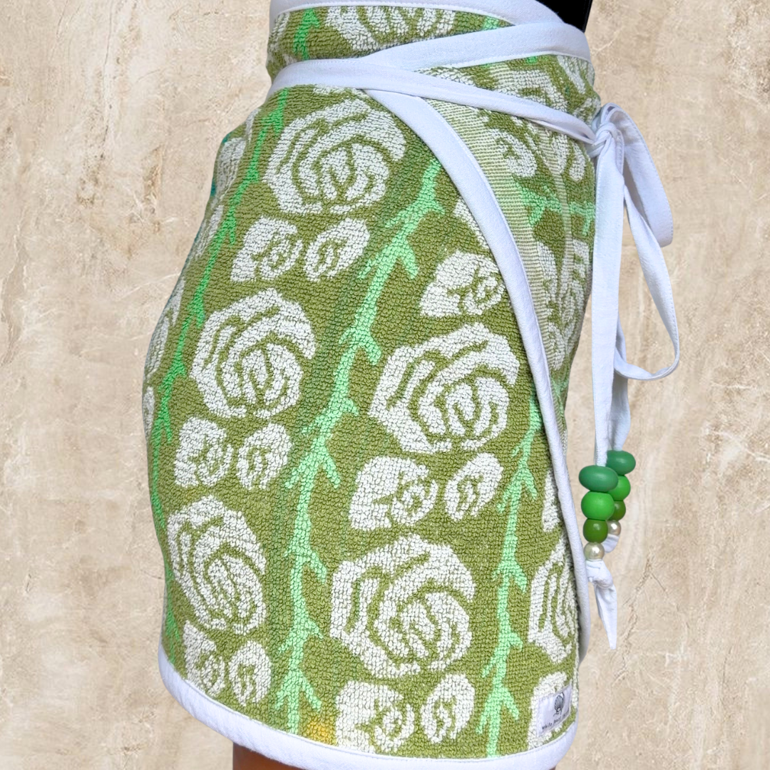 Eden Vintage REVERSIBLE Towel Wrap Skirt