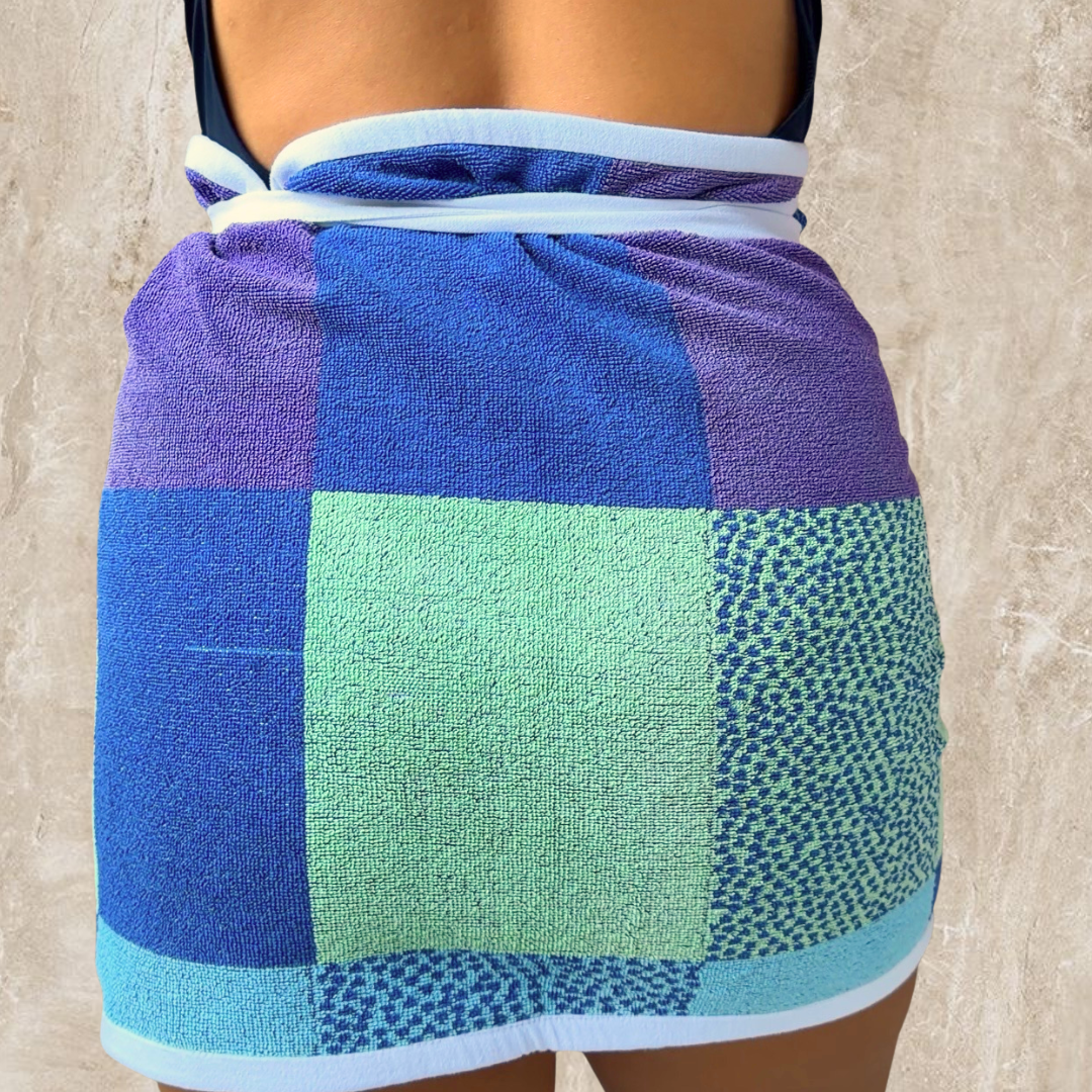 Sayulita REVERSIBLE Vintage Towel Wrap Skirt