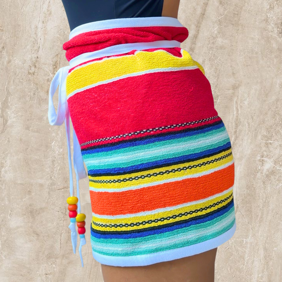 Acapulco Vintage Towel Wrap Skirt