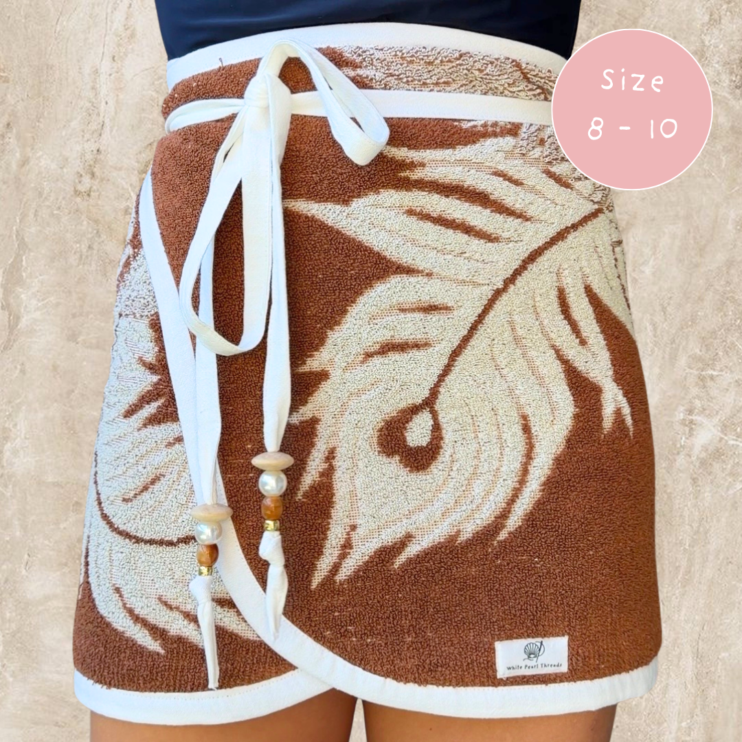 Barbados Vintage REVERSIBLE Towel Wrap Skirt