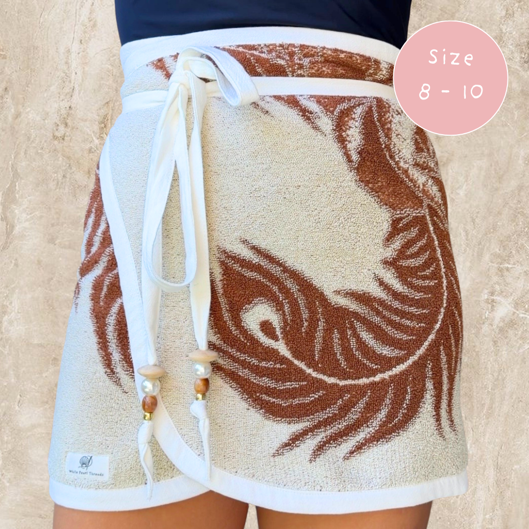 Barbados Vintage REVERSIBLE Towel Wrap Skirt