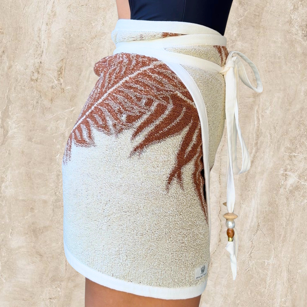 Barbados Vintage REVERSIBLE Towel Wrap Skirt