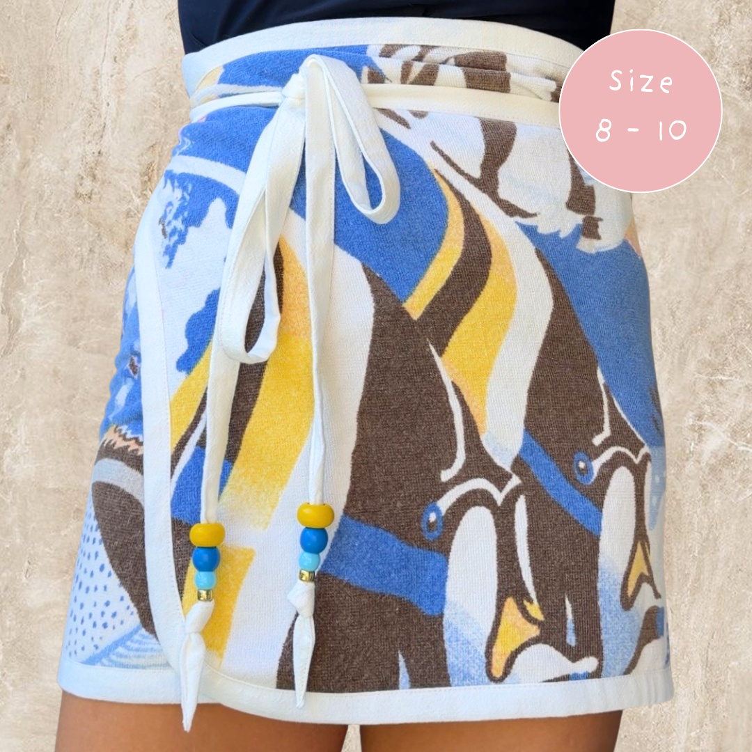 Rarotonga Vintage Towel Wrap Skirt