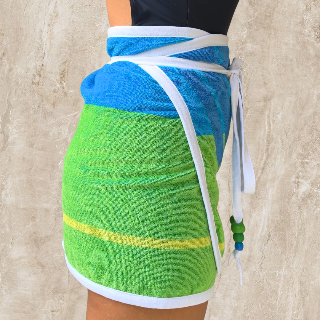 Thessaloniki REVERSIBLE Towel Wrap Skirt