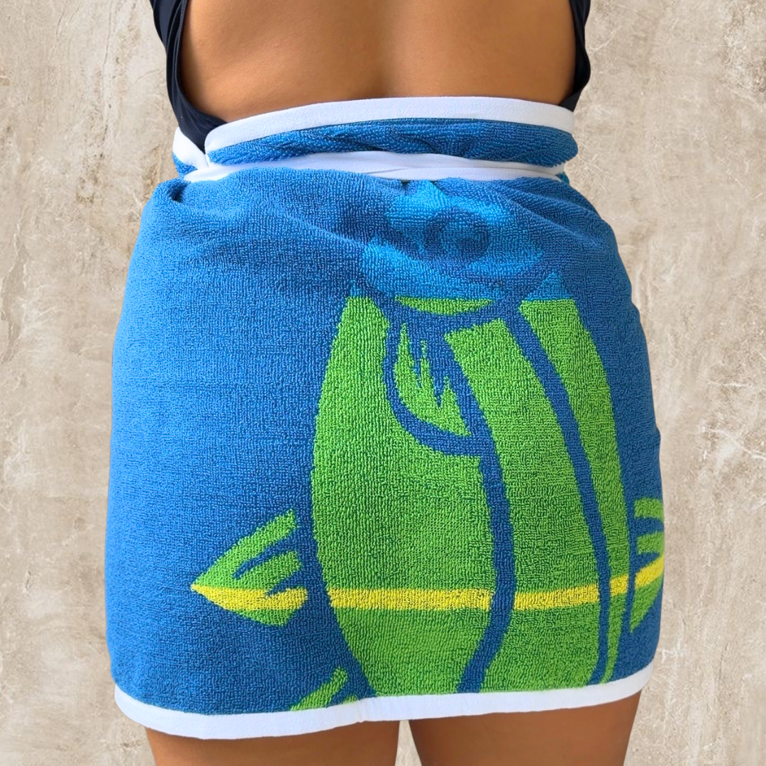 Thessaloniki REVERSIBLE Towel Wrap Skirt