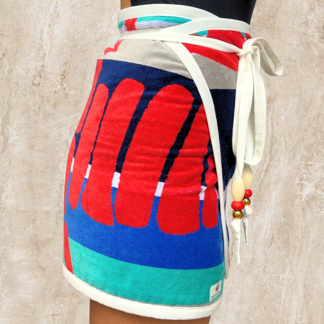 Maine REVERSIBLE Towel Wrap Skirt