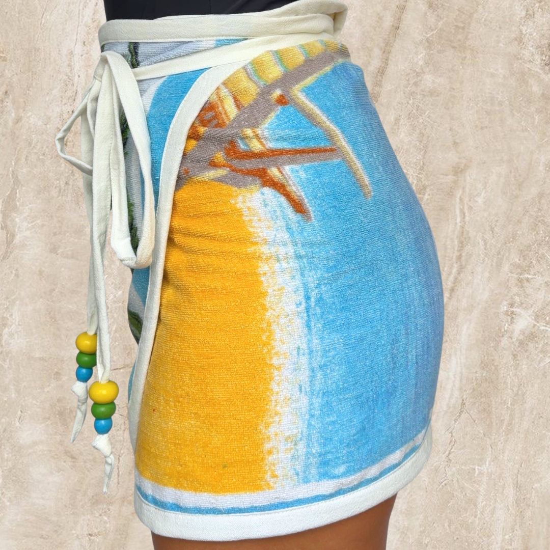 Rhodes Towel Wrap Skirt