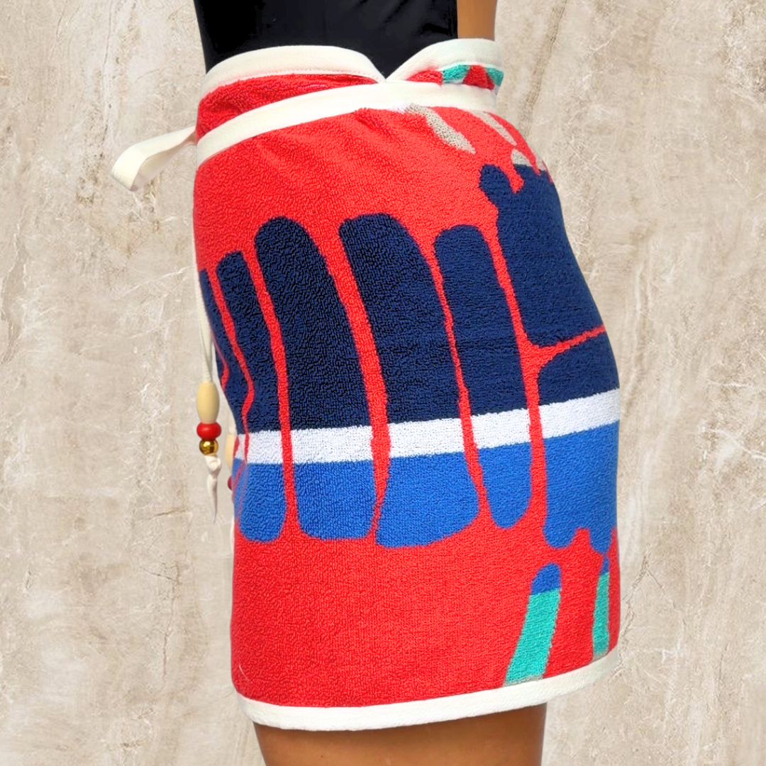 Maine REVERSIBLE Towel Wrap Skirt