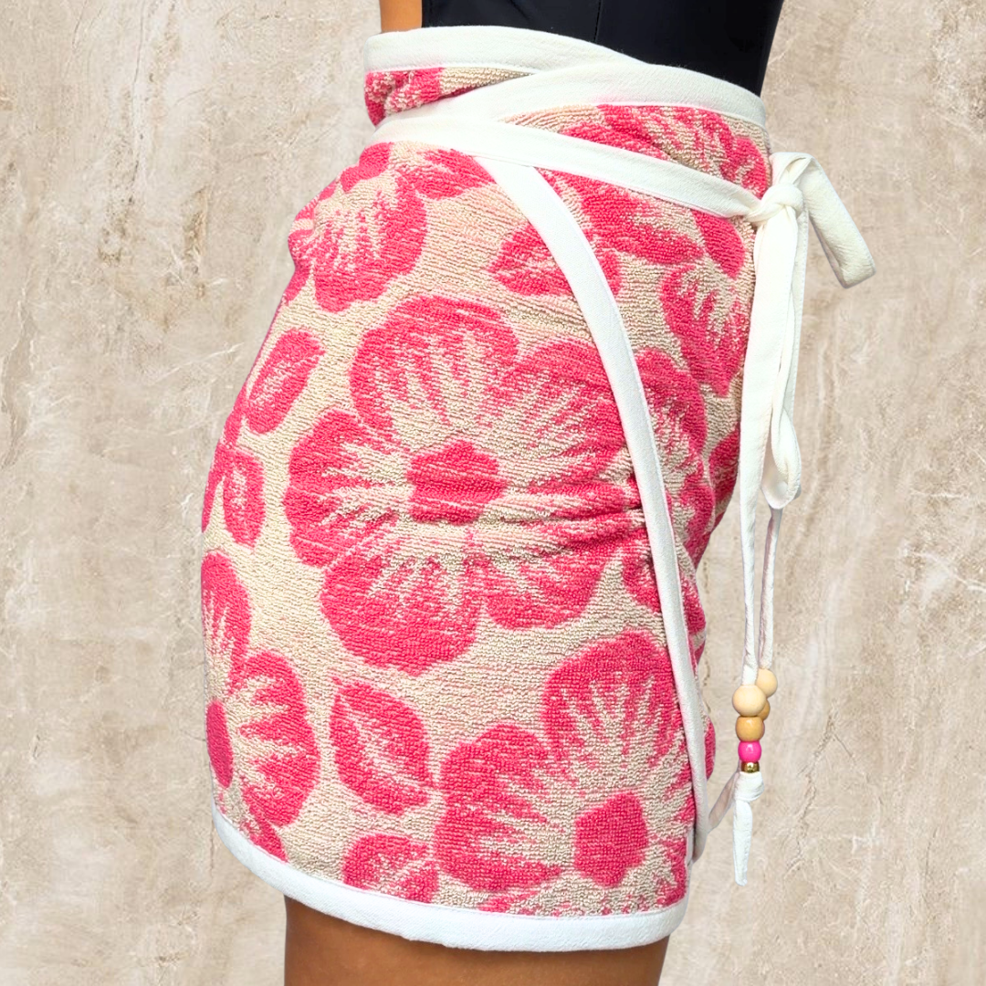 Honolulu Vintage REVERSIBLE Towel Wrap Skirt