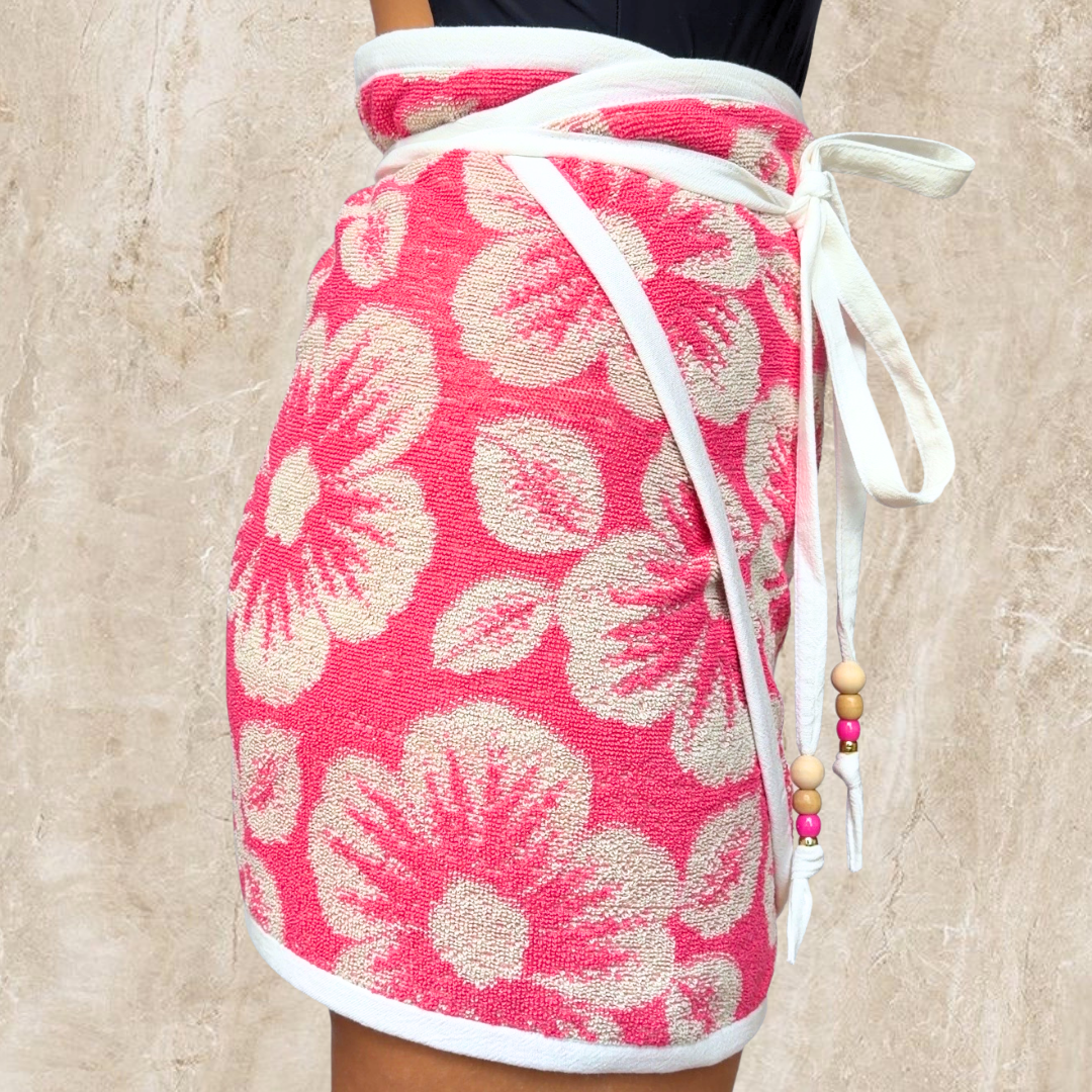 Honolulu Vintage REVERSIBLE Towel Wrap Skirt