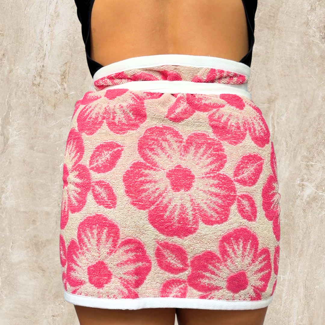 Honolulu Vintage REVERSIBLE Towel Wrap Skirt