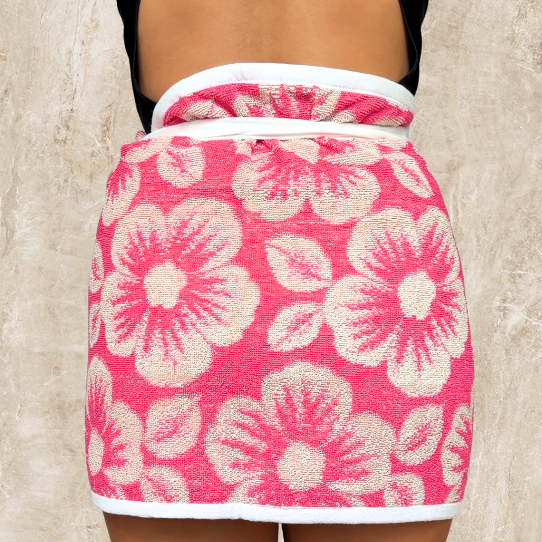 Honolulu Vintage REVERSIBLE Towel Wrap Skirt