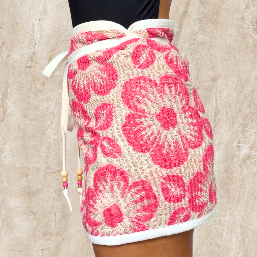 Honolulu Vintage REVERSIBLE Towel Wrap Skirt
