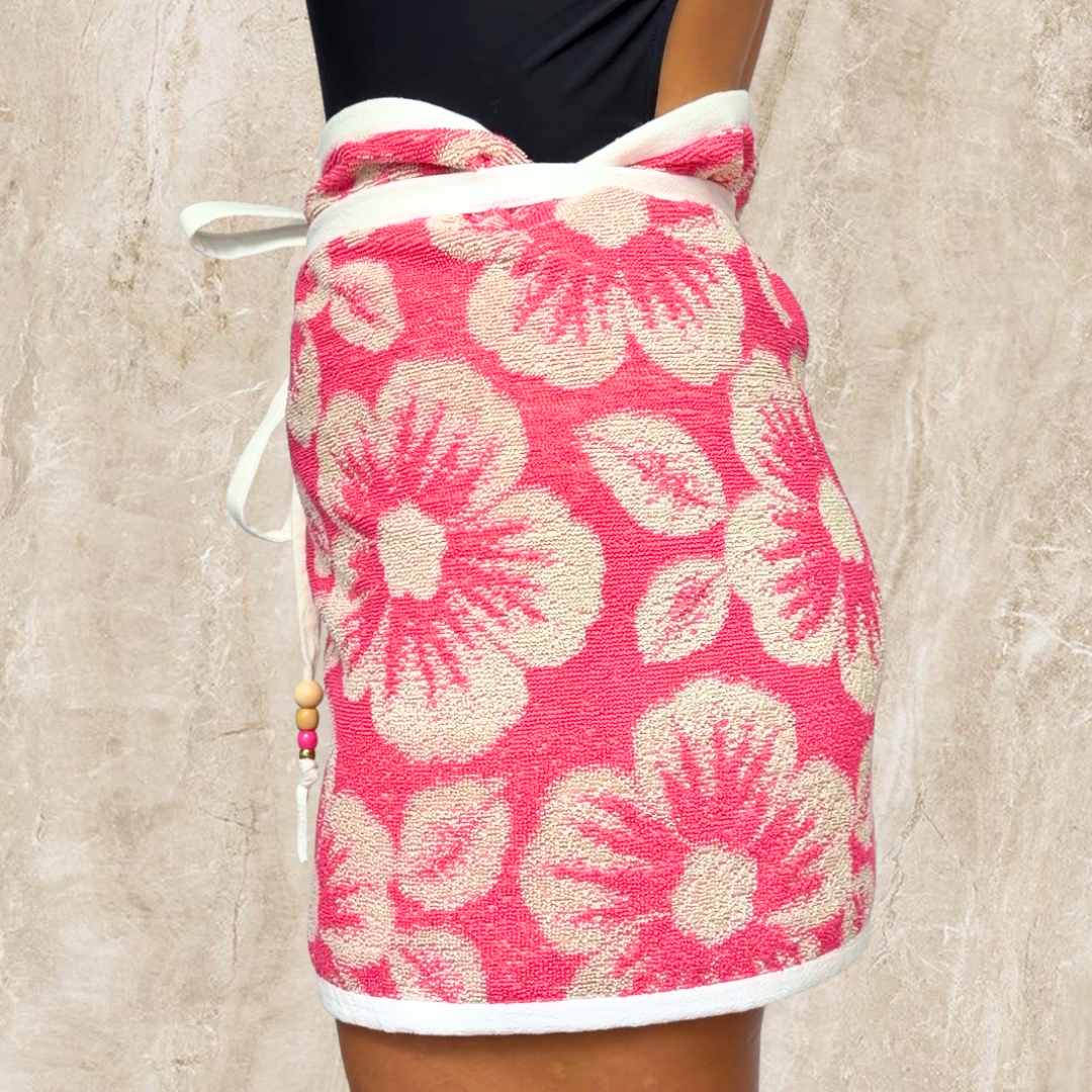 Honolulu Vintage REVERSIBLE Towel Wrap Skirt
