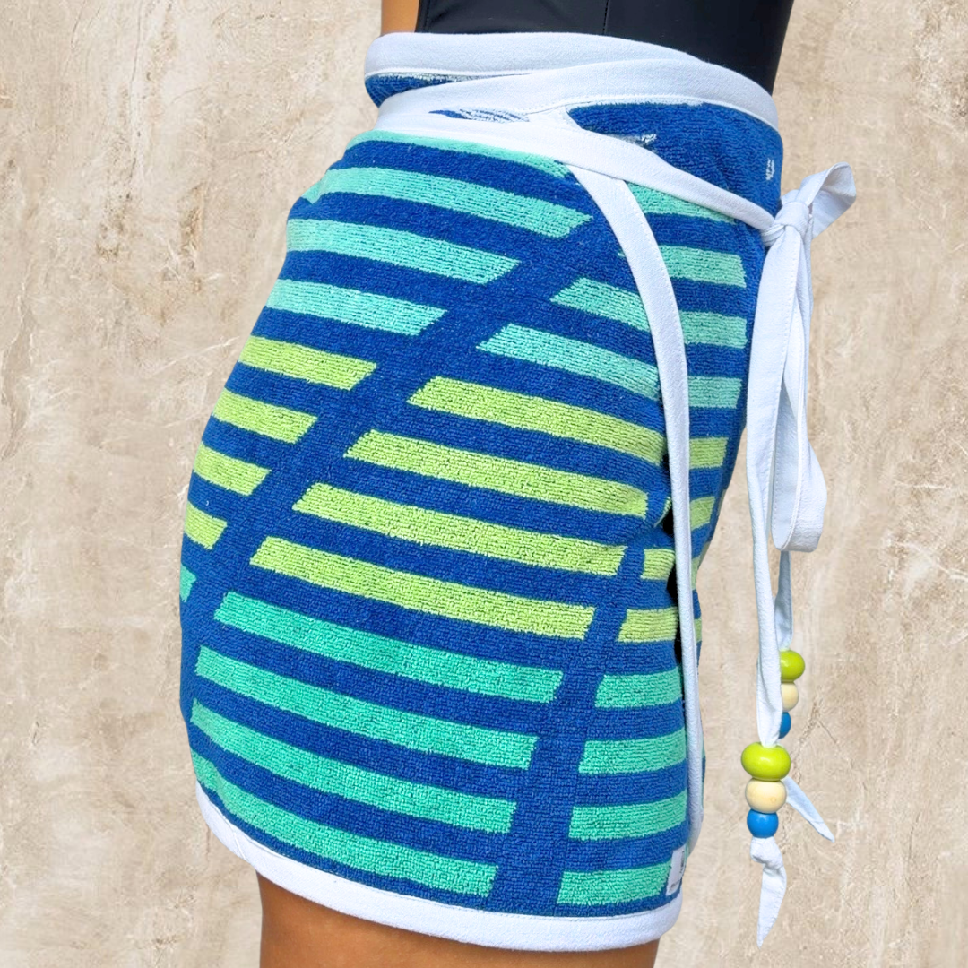 Long Beach (2) REVERSIBLE Towel Wrap Skirt