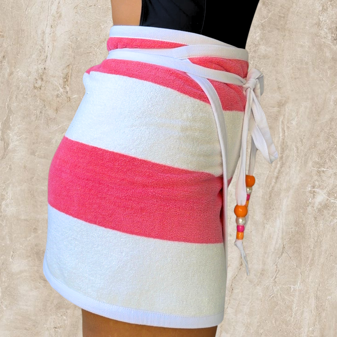 Huntington Beach REVERSIBLE Towel Wrap Skirt