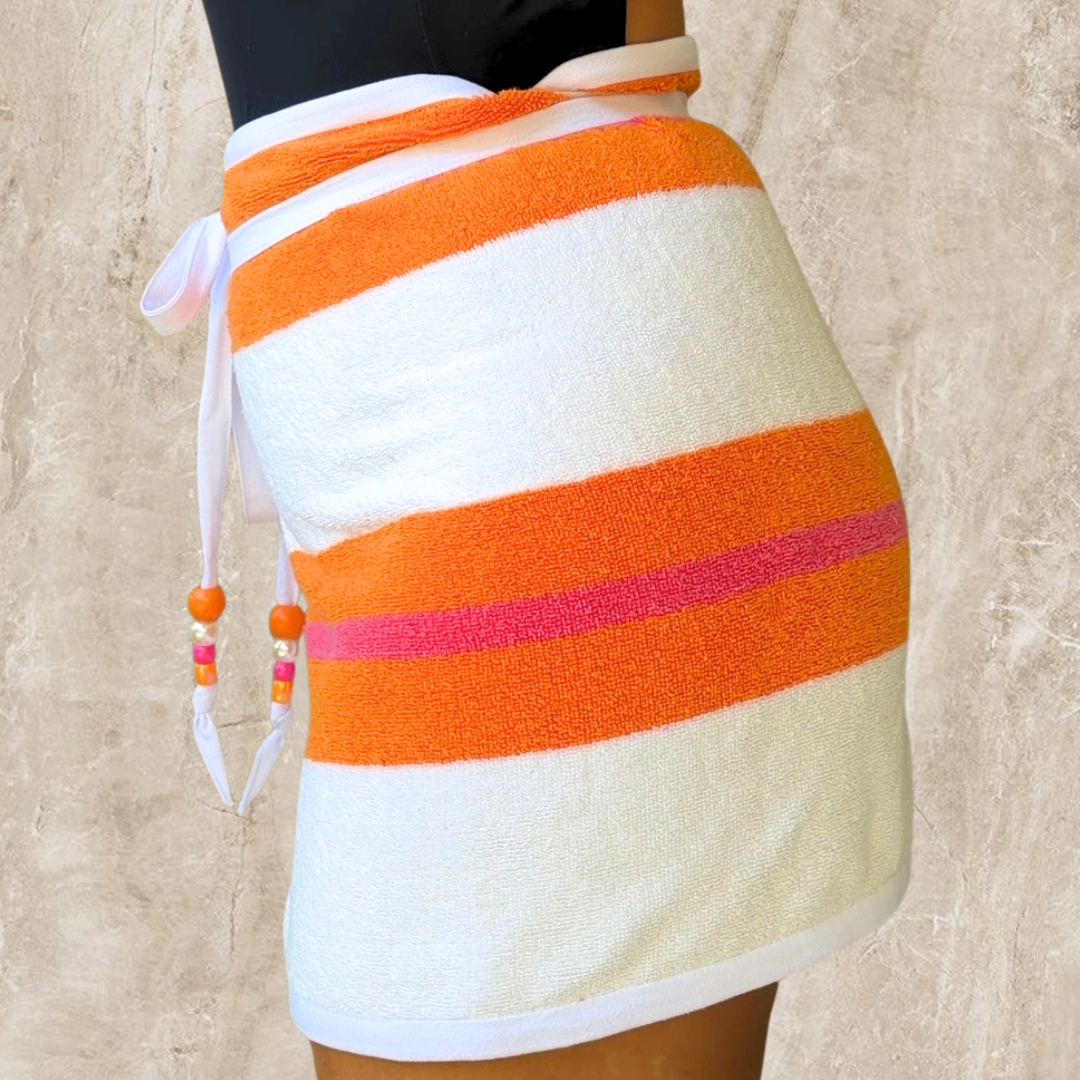 Huntington Beach REVERSIBLE Towel Wrap Skirt