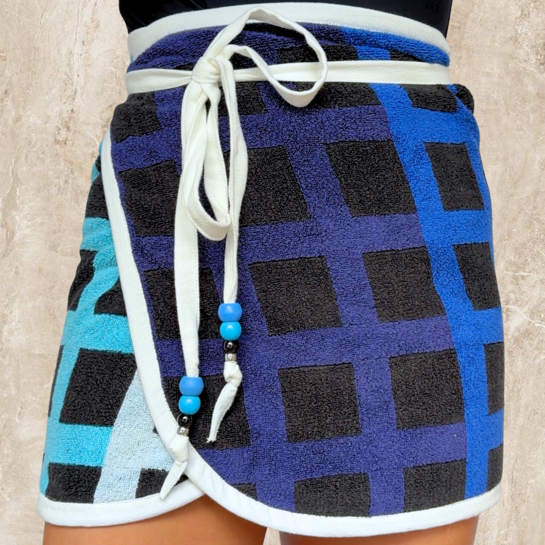 Tokyo REVERSIBLE Towel Wrap Skirt