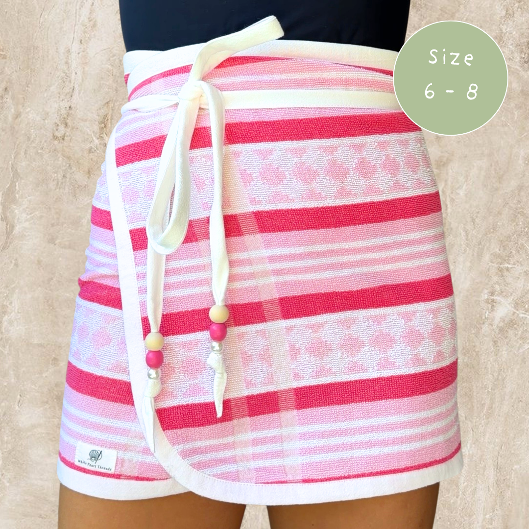 Palm Springs Vintage Towel Wrap Skirt