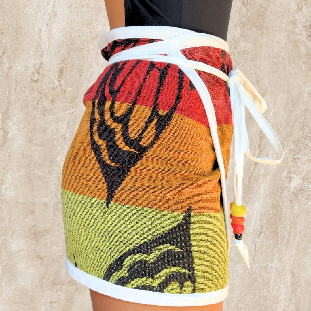 Manizales (2) REVERSIBLE Towel Wrap Skirt
